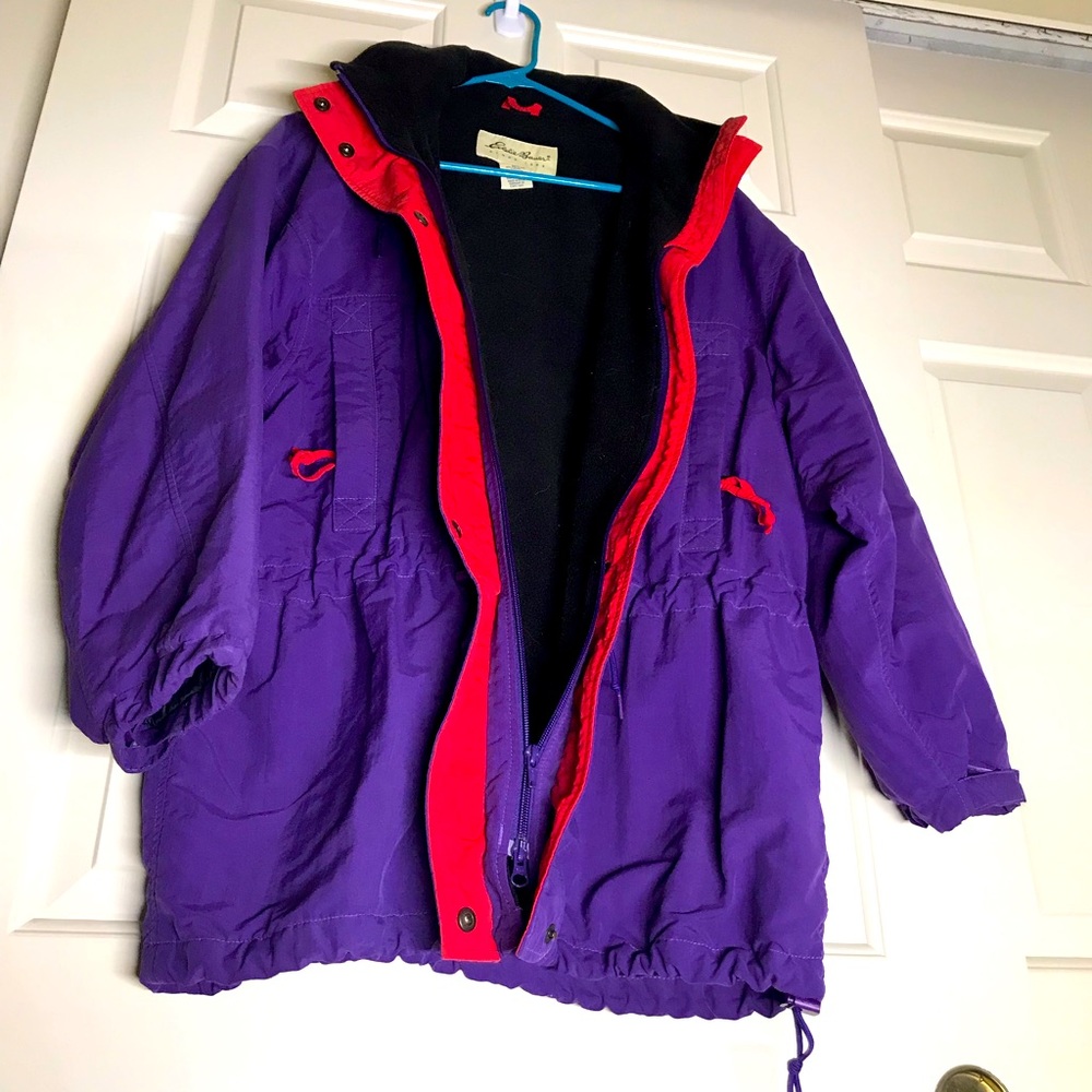 Eddie Bauer women’s winter jacket (purple/red)